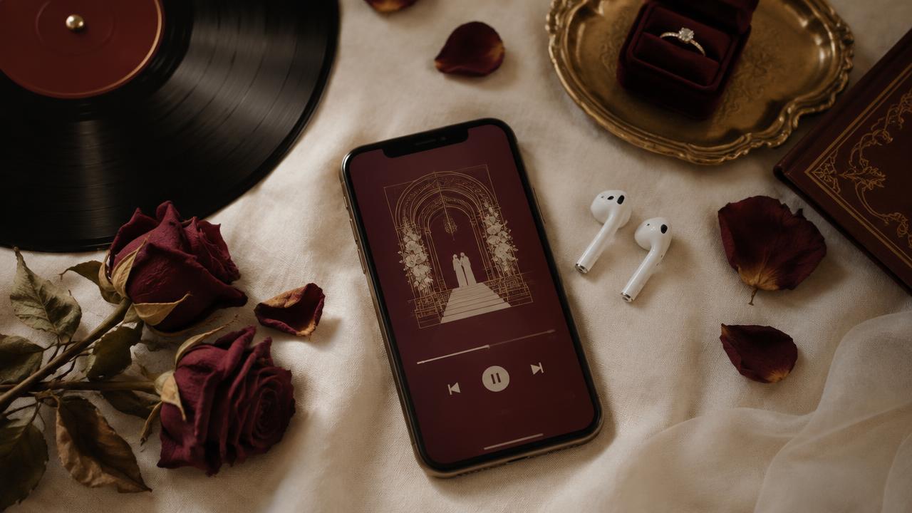 Invitación de boda digital con música: cómo elegir la canción perfecta