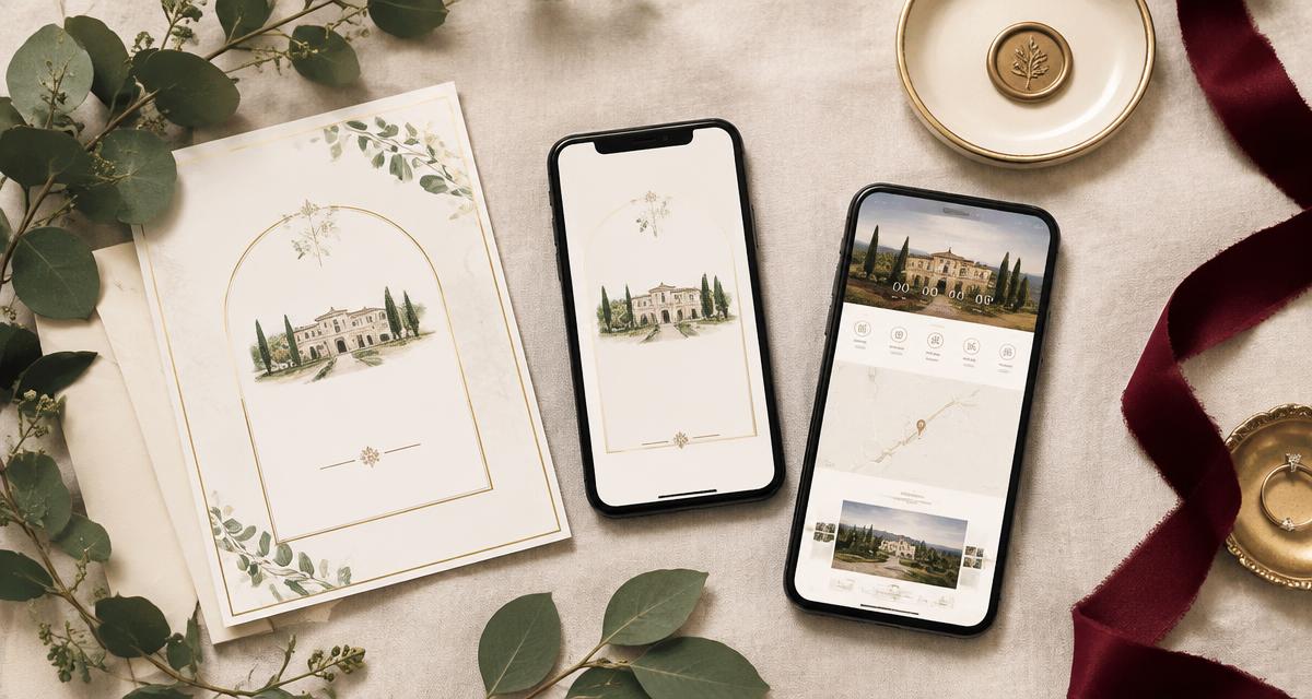 Invitación de boda digital: PDF, imagen o web. Cuál elegir